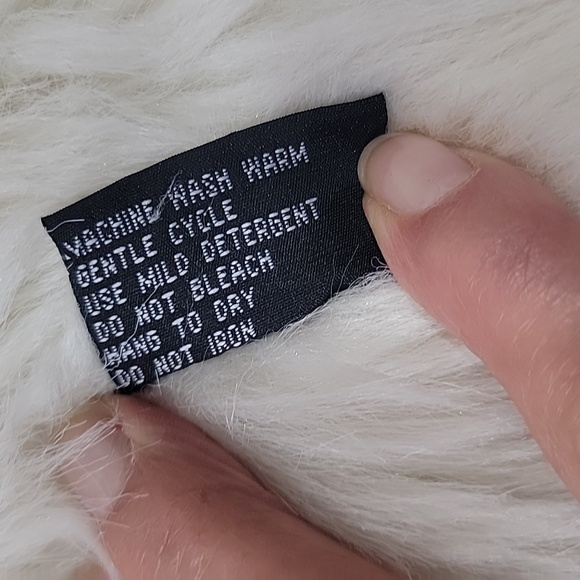 Women's White Teddy Jacket - Picture 8 of 16